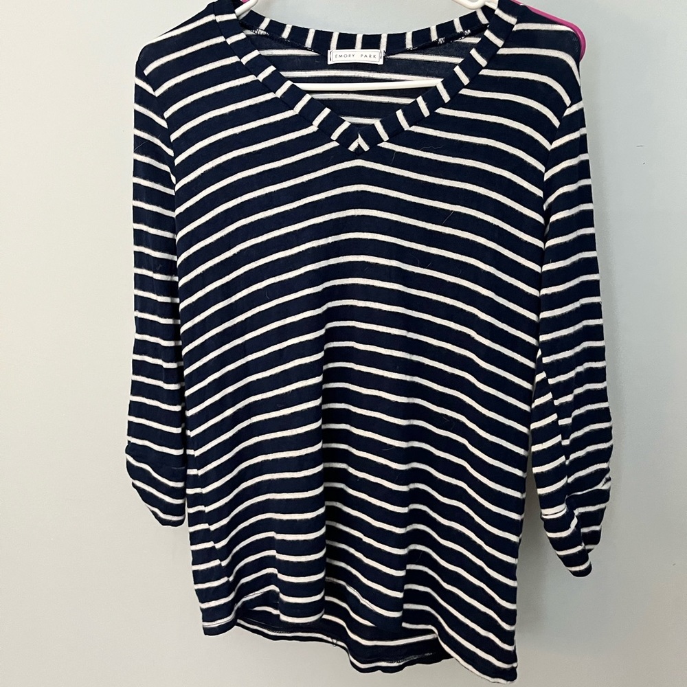 Emory Park XS Navy Blouse